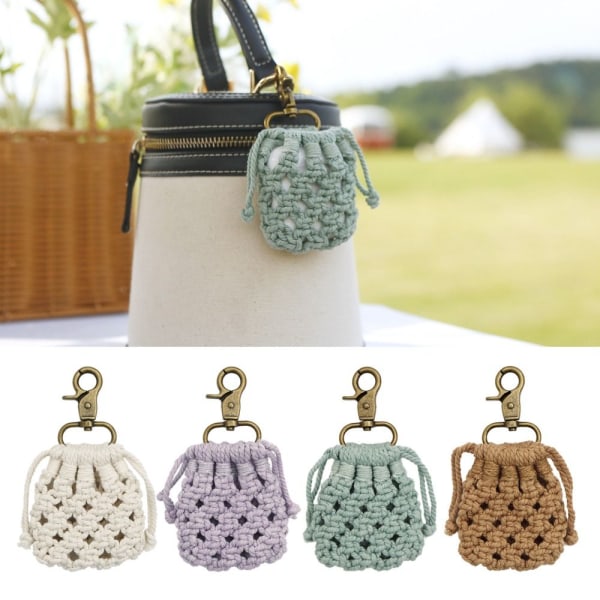 Mesh Pocket Headphone Cover Hörlurar Cover LILA purple