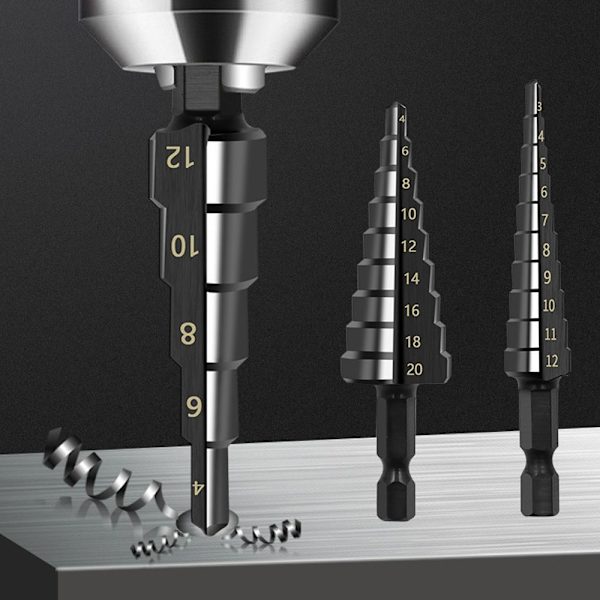 Step Drill Twist Bit Pagoda Drill