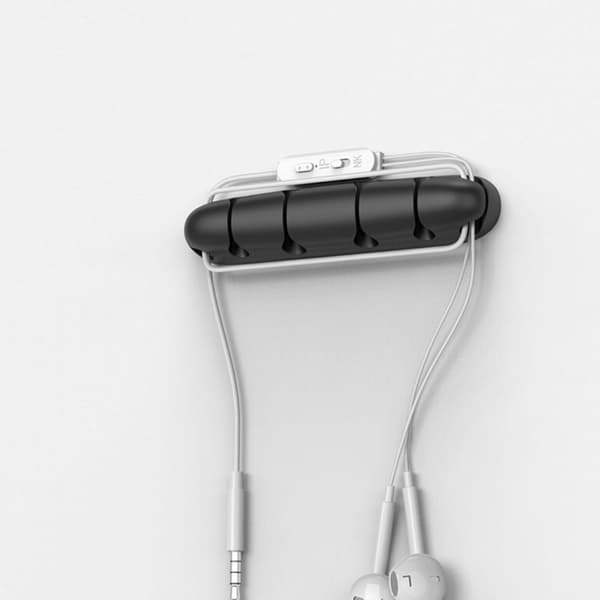 4 kpl USB - organizer langankelaus HARMAA grey