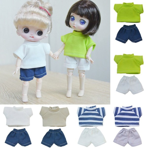 Fashion Doll T-paita 1/11 Doll Alushousut 3 3 3