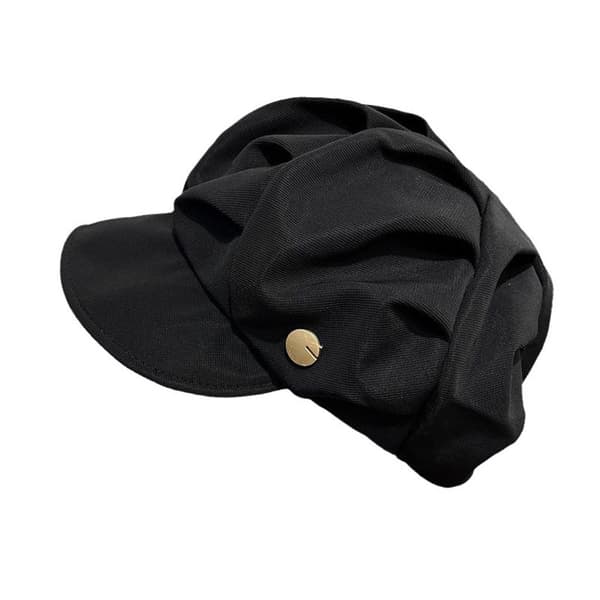 Octagonal Hat Newsboy Hattar BEIGE Beige