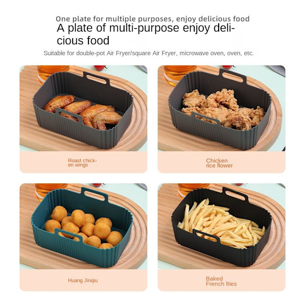 Air Fryer Pot Tray Leivinkori SININEN blue