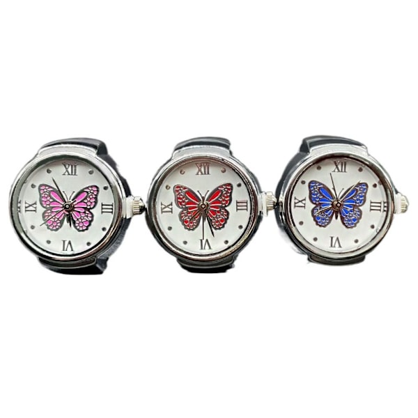 Sormussormukset Kellot Watch PUNAINEN Red