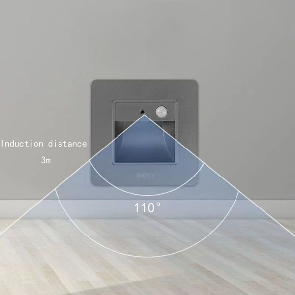 Step Corridor Light Stair Case Vaaleanharmaa Gray