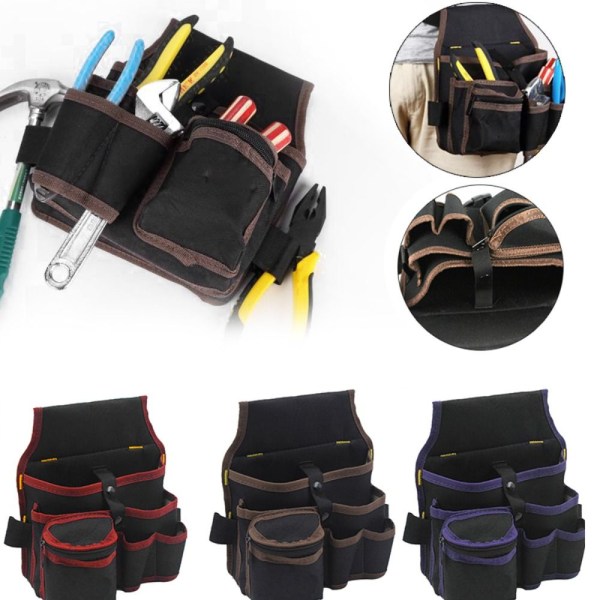Elektriker Midjeväska Midjeficka Case BLÅ&SVART blue&black