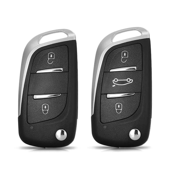 Sammenfoldelig nøglekasse Bilnøgleskal 3 KNAPPER 3 KNAPPER 3 Buttons