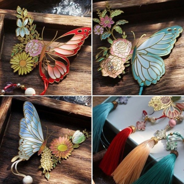 Metal Bookmark Butterfly Bookmark STIL 1 STIL 1 Style 1