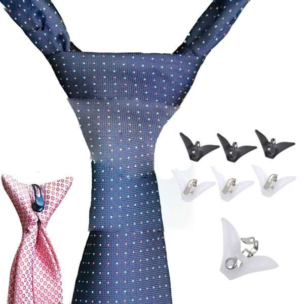 Solmio Clip Solki Tie Clip WHITE White