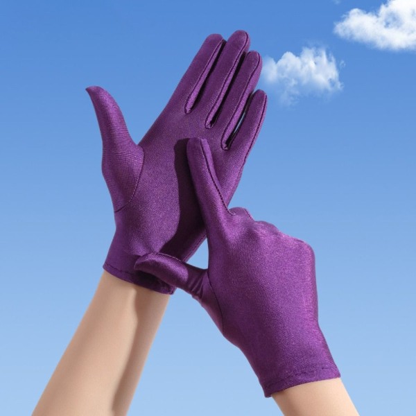 Kørehandsker Ceremonielle handsker LILLA purple