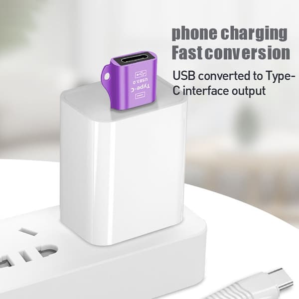 Adapter USB 3.0 Till Type-C BLÅ Blue