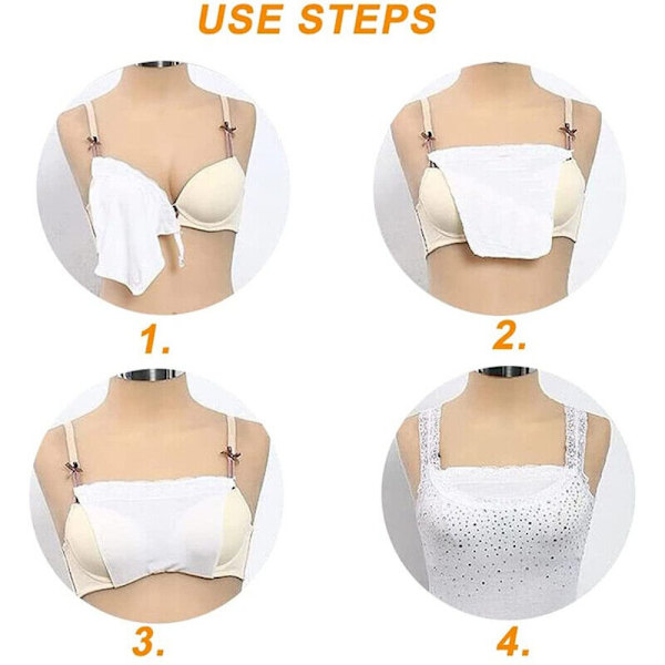 Mock Camisole BH Indlæg HVID white