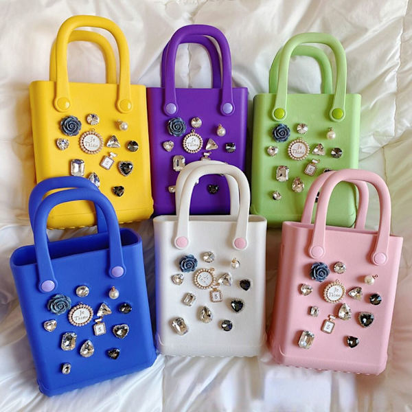 Cave Dot Håndtaske Jelly Beach Bag HVID white