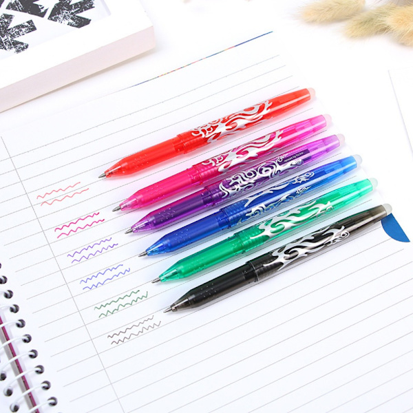 8 kpl pyyhittävät kynät Hankaavat kynät Eraser Pen
