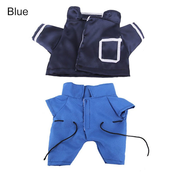 20cm nukkeasu Pehmovaatteet nuken vaatteet SININEN Blue