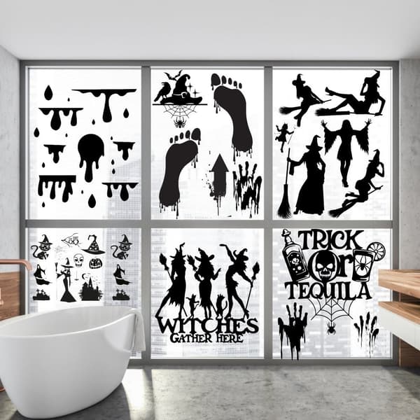 Halloween Stickers Toilet Stickers STYLE E STYLE E Style E