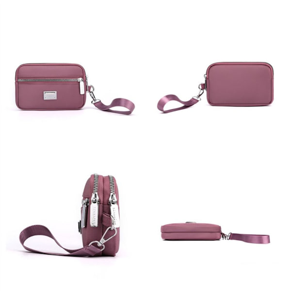 Clutch Taske Lynlås Punge SORT black