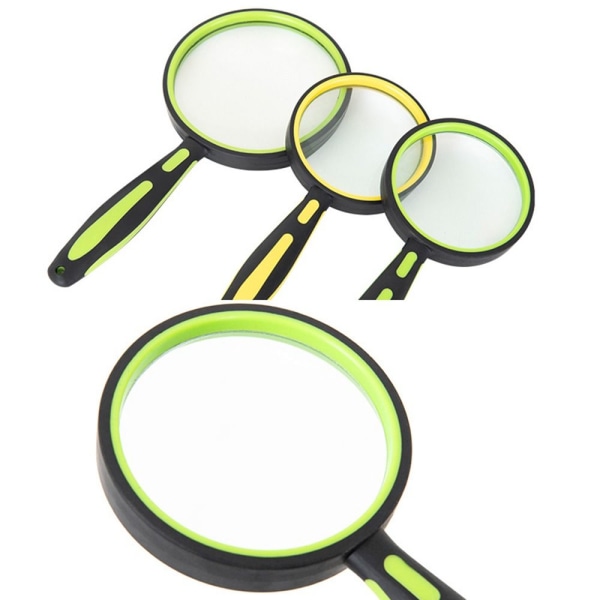 Läsförstoringsglas Mikroskop GUL 60MM Yellow 60mm