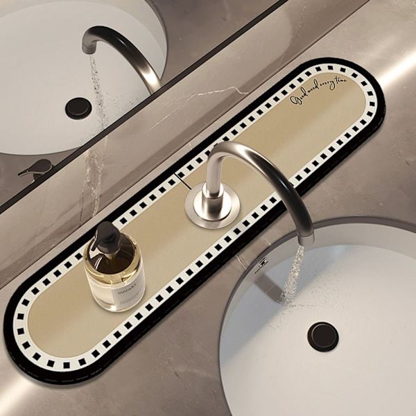 Kran Dräneringsmatta Halkfri absorberande dyna 4 4 4