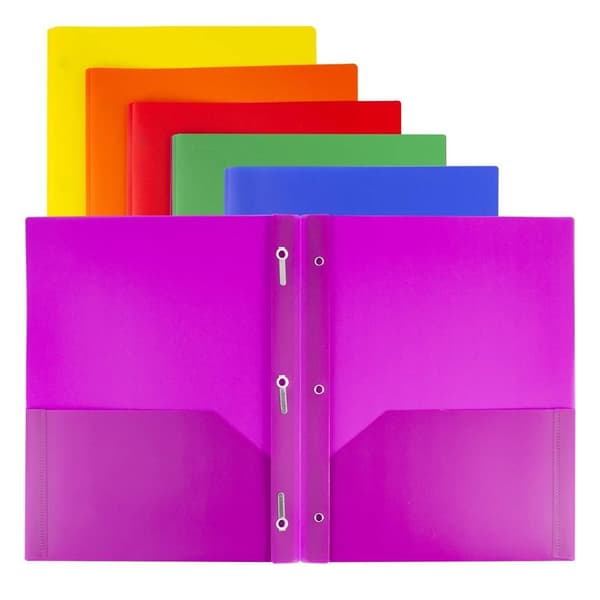 Pocket Folders A4 File Folder ORANSJE orange
