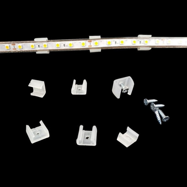 10 STK LED Strip Spænder Lys Strip Fastgørelse Clip 20MM 20MM 20MM