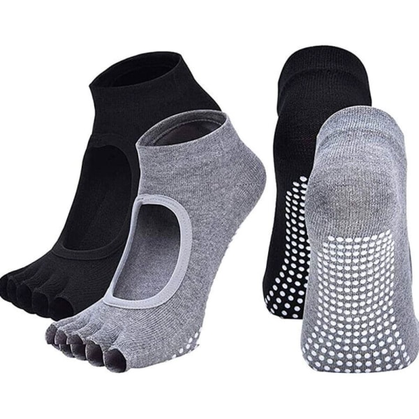 Varpaattomat sukat Half Toe Socks GRAY gray