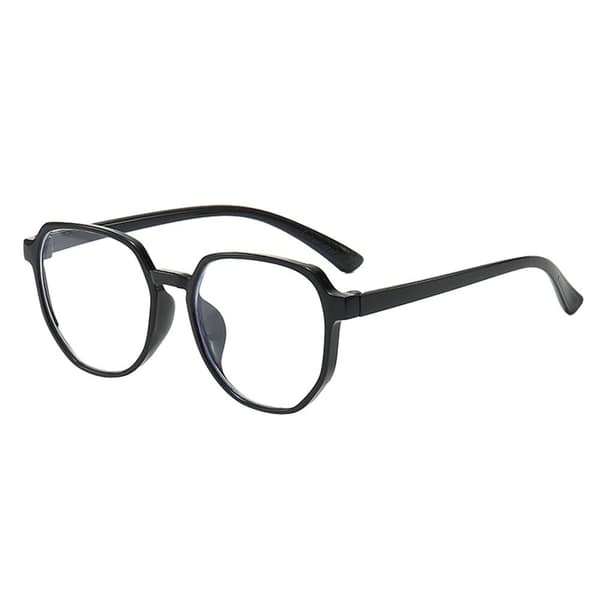 Børne Anti-Blue Light Briller Runde Briller SORT Black