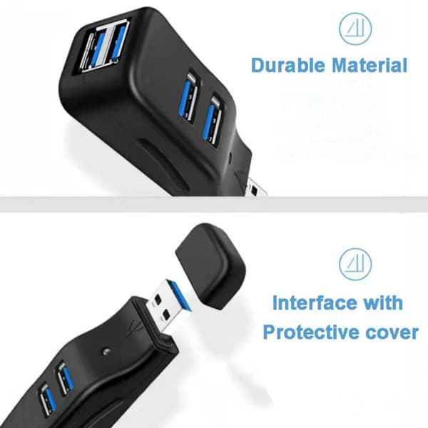 USB 3.0 HUB Utvider 4 USB 3.0 4 USB 3.0 4 USB 3.0