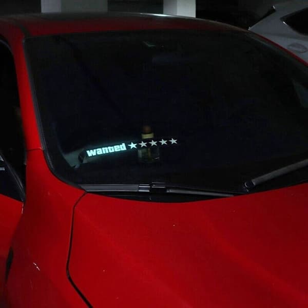 LED-autotarra Tuulilasitarra SININEN Blue
