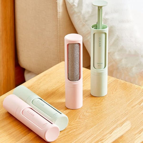 Hårfjerner Brush Lint Roller ROSA Pink
