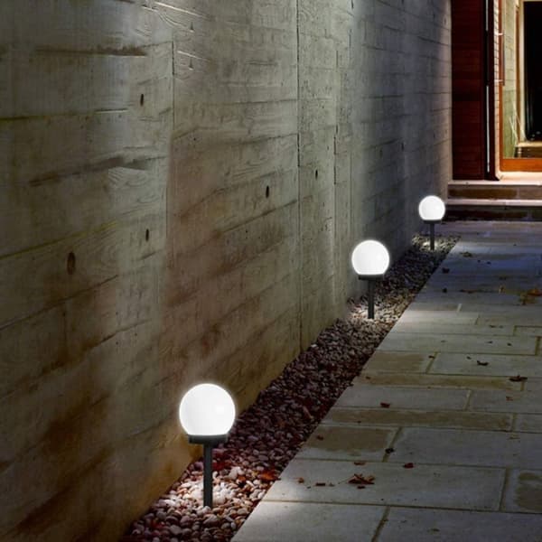 2stk Havekuglelamper Solar Lys HVID LYS HVID LYS white light