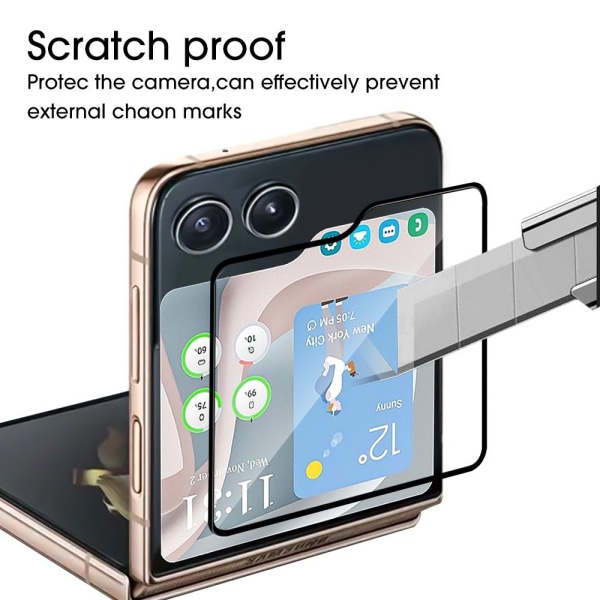 4stk Phone Flim Back Screen Cover SORT SORT Black