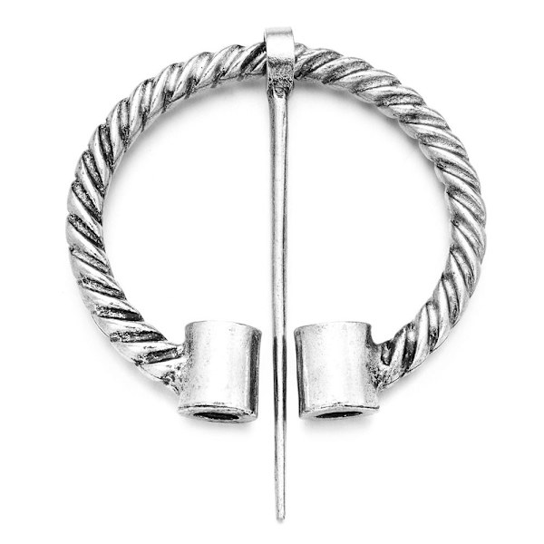 Viking Broche Tørklæde Broche SILVER STYLE-1 STYLE-1 Silver Style-1-Style-1