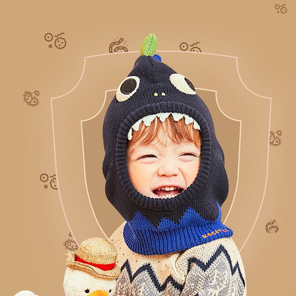Tecknad Scarf Hat Stick Hat S3 3 S3