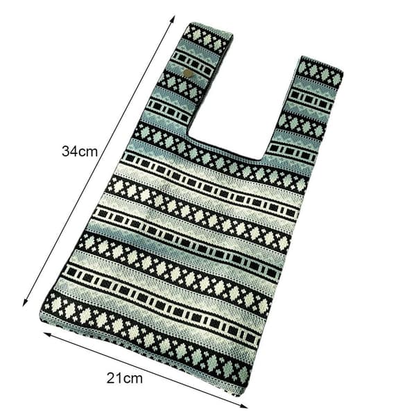 Stickad handväska Knot handledsväska 3 3 3