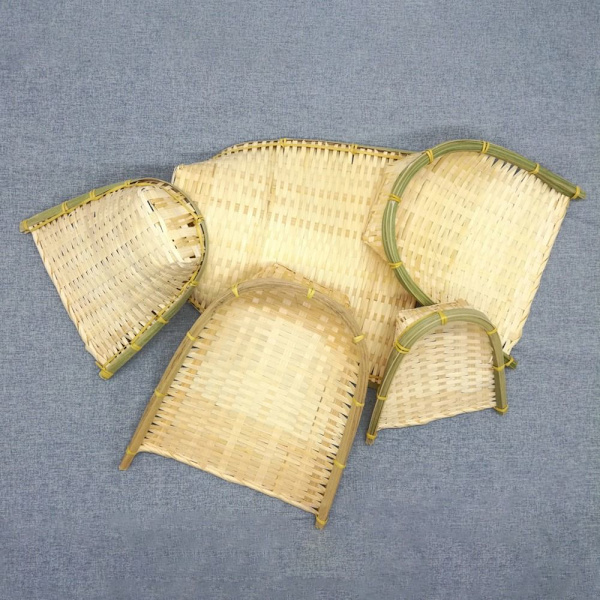 Væve Bambus Si Raft Støvbakke 20X20CM 20x20cm