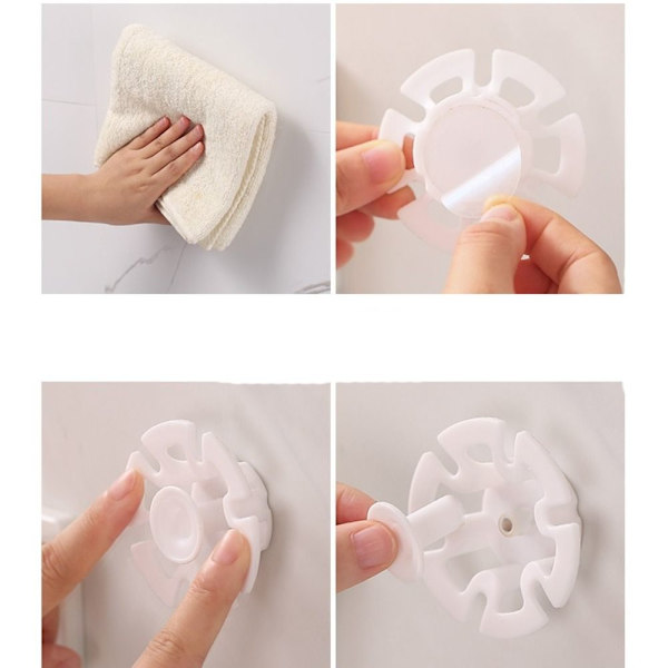 4stk Stikholder Trådholder HVID white