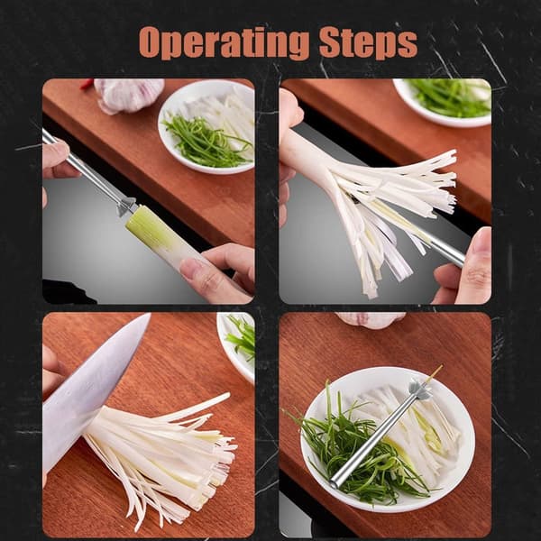 Scallion Shredder Plum Blossom Cutter -vihanneserotin