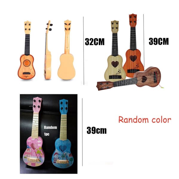 Slumpfärg 1 st Simuleringsgitarr Mini Ukulele 1 1