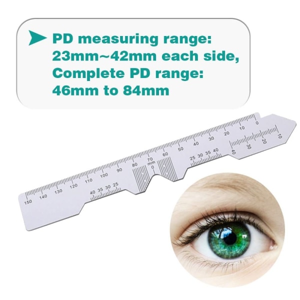 3 kpl pupillimetriä, jotka mittaavat pupillietäisyyttä