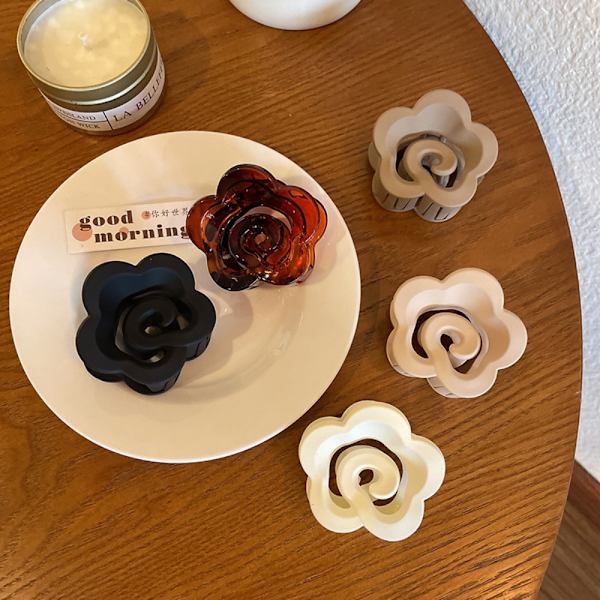 4 stk Hairgrip Hårklemme SORT black