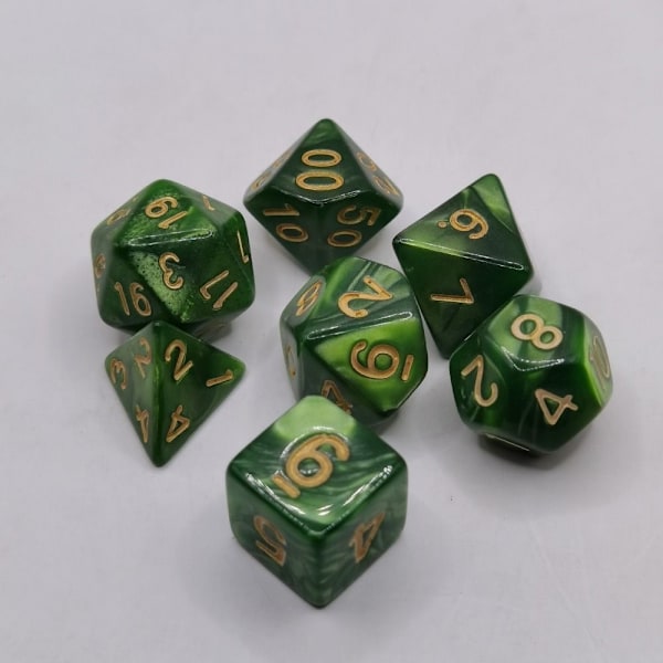 7 st/ set DND-tärningar Polyedriska tärningar STYLE 4 STYLE 4 Style 4