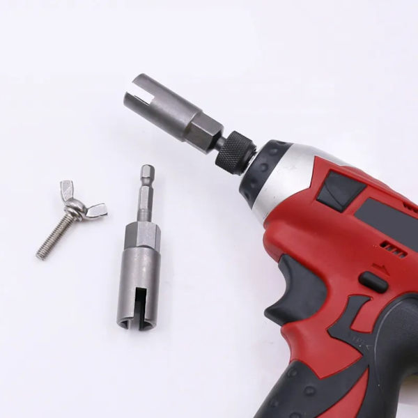 5 STK 1/4" Mutter Driver Wing Mutter Driver Spornøkkel sekskantskaft