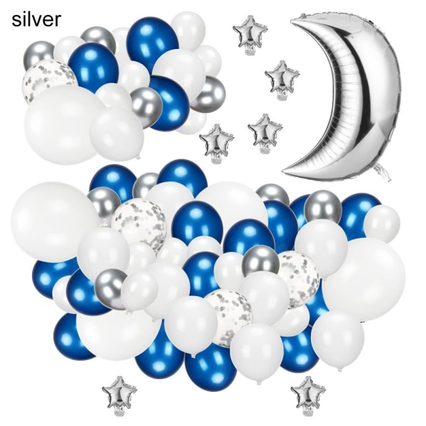 Eid Mubarak Ballong SILVER