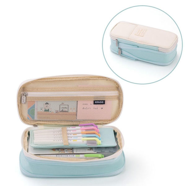 Penal Papirpose LYS GRØNN&BEIGE Light Green&Beige
