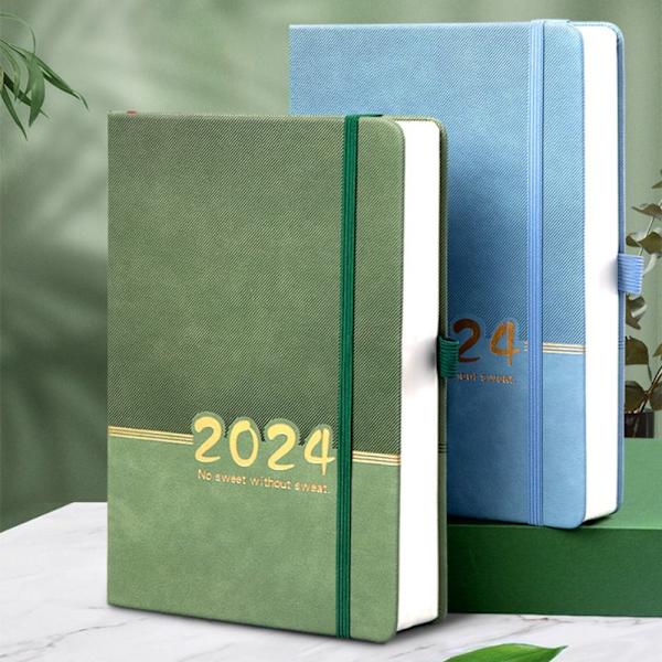 Engelsk kalender Notebook Plan Notesbog BRUN Brown