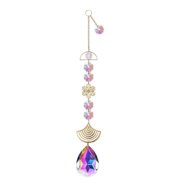 Sun Catcher Rainbow Prisms Pendant 3 3 3