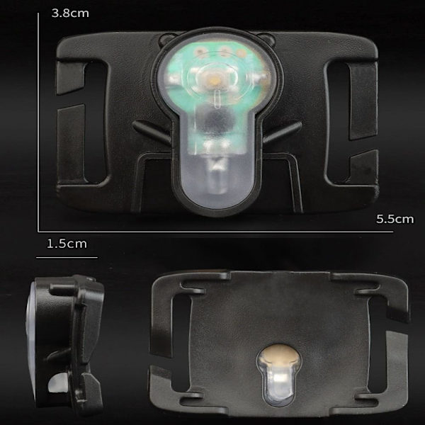 Tactical Strobe Signal Safety LED-lys 7 7 7
