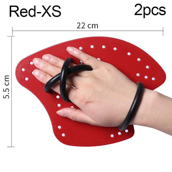 Flipper Flat Paddle Simpaddel RÖD XS red XS