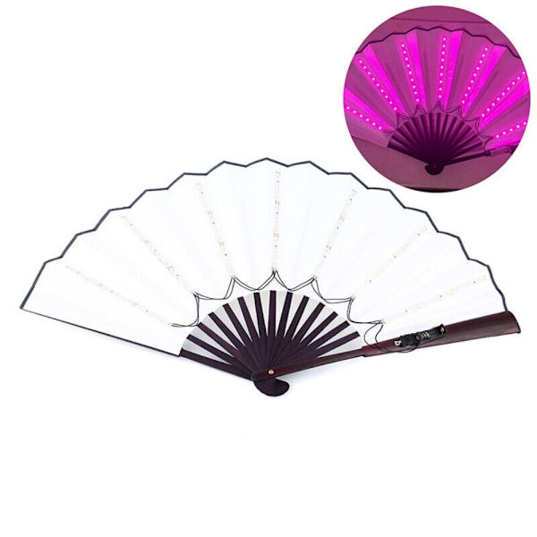 Luminous Folding Fan Led Play Fans LILLA purple