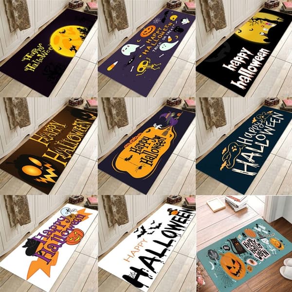 Halloween dørmatte gresskar dørmatte STYLE 4 STIL 4
